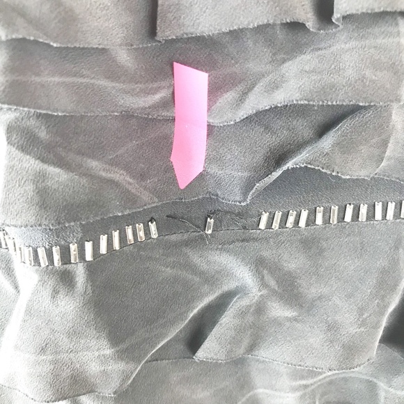 BCBG Maxazria Layered Silk Mini Skirt Sz Small - Picture 3 of 4